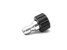 Load image into Gallery viewer, MTM Hydro 14mm Twist Seal Coupler X 3/8&quot; Plated Steel QC Plug