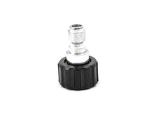 Load image into Gallery viewer, MTM Hydro M22-15mm Twist Seal Coupler X 3/8&quot; Stainless QC Plug