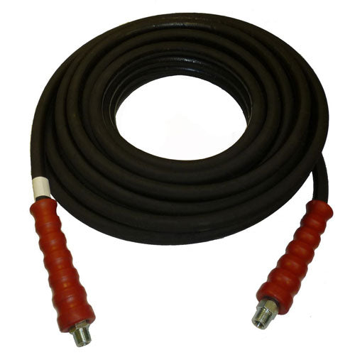 6,000 PSI Black Power Wash Hose with Stainless Quick Connects